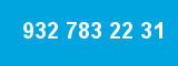 932 783 22 31 932 783 22 31